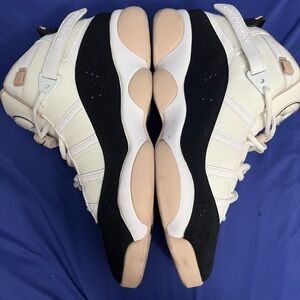 Nike Jordan 6 Rings Men’s Sz 13 Black Fossil Stone Basketball Shoes Sneakers